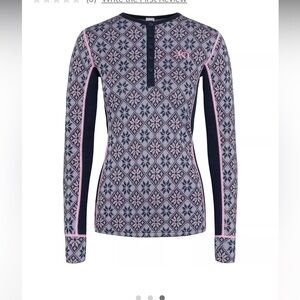 KARI TRAA -Women's Rose Long Sleeve Top size large